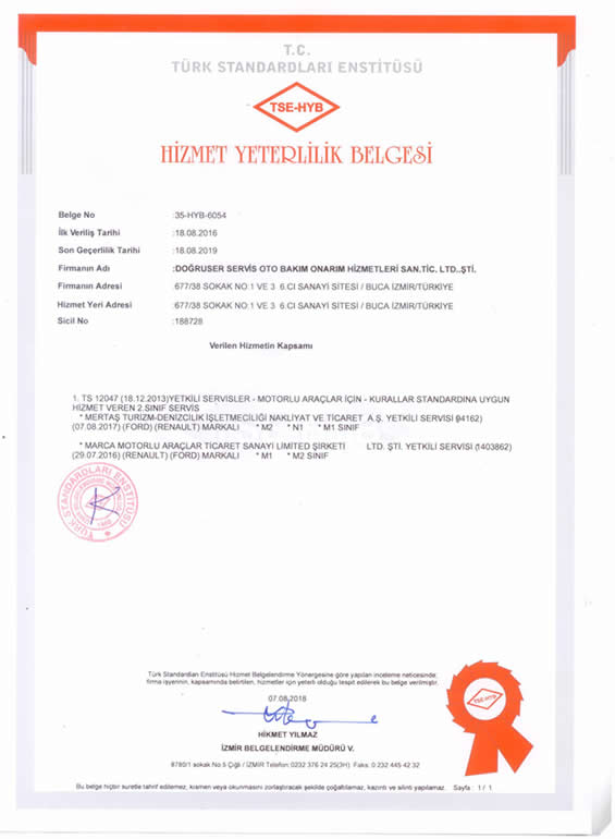 Ford Özel Servisi İzmir